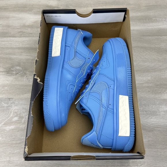 Nike Air Force 1 Fontanka University Blue DH1290-400 Women's Size 7 - Picture 10 of 11